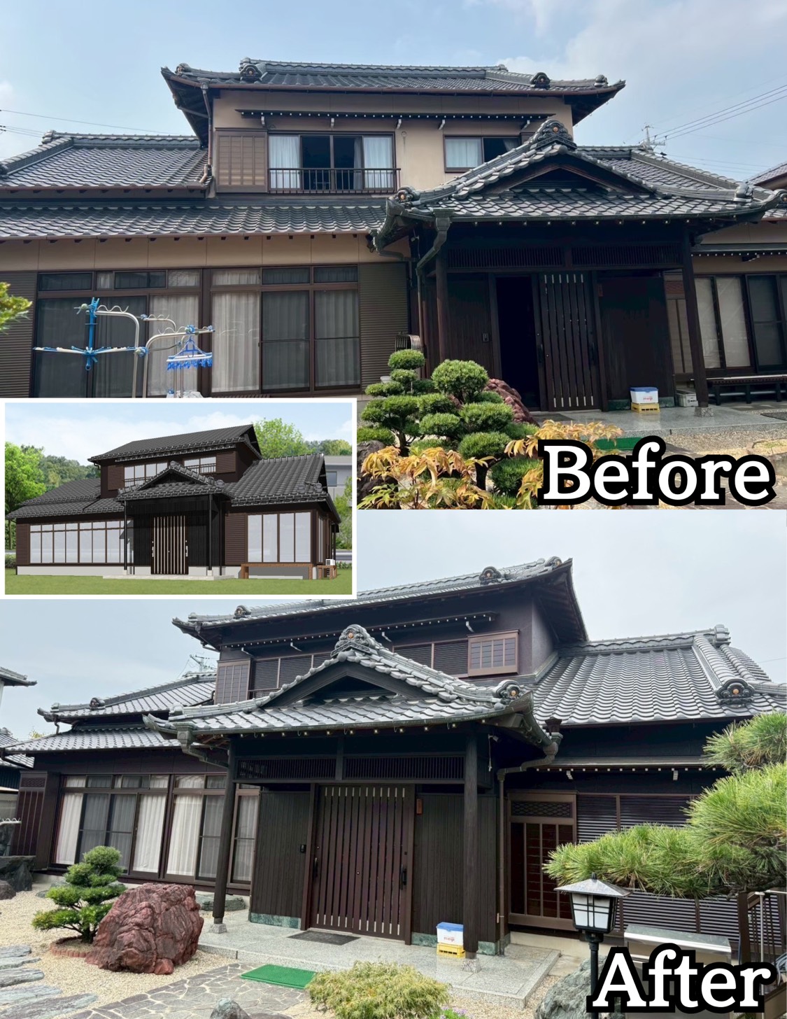 【豊田市】　外壁塗装工事（N様邸）