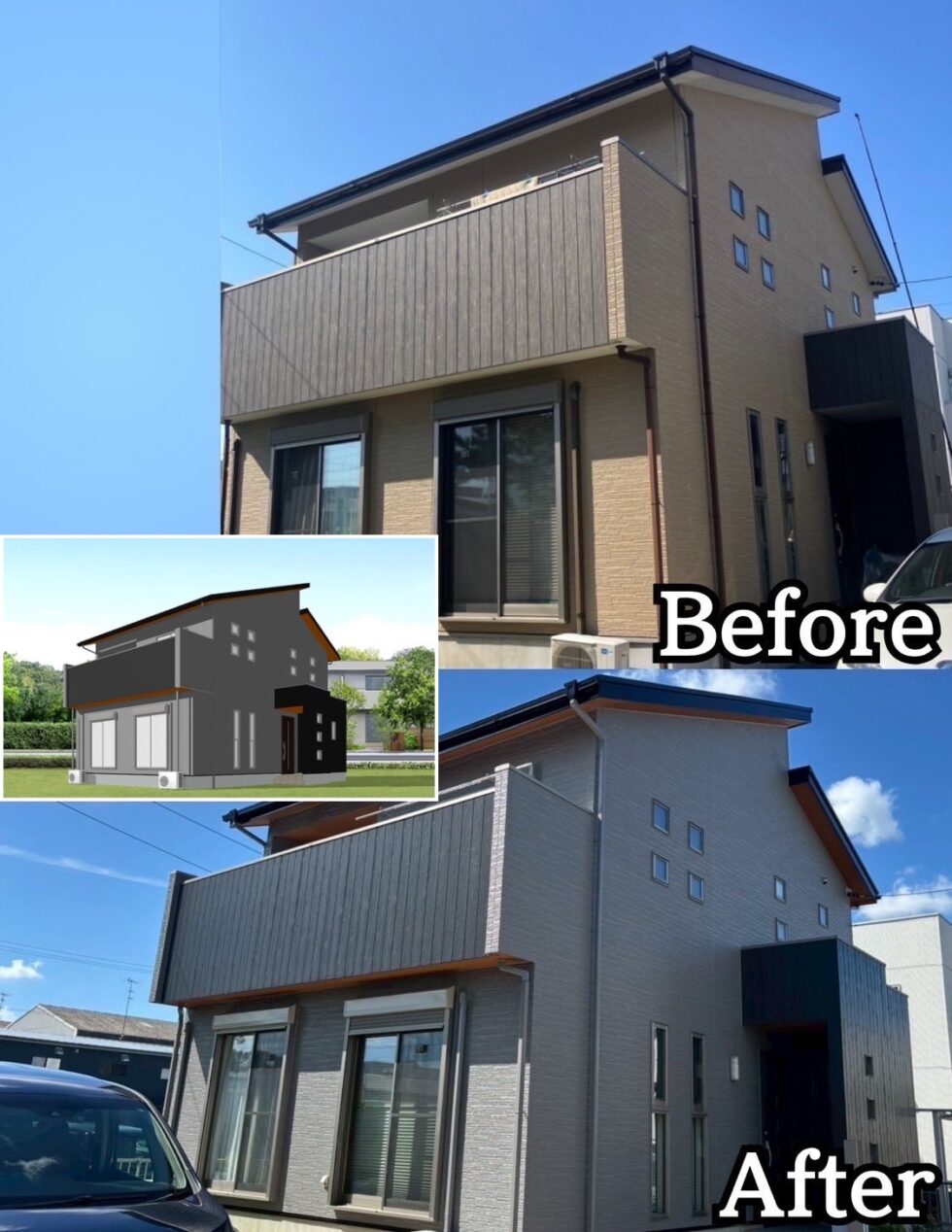 【安城市】外壁・屋根塗装工事（F様邸）