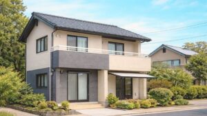 塗装後のきれいな外観写真