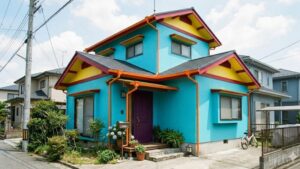 ちぐはぐな外壁塗装